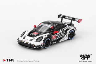 定 Minigt 1:64 保时捷911 GT3 R AO racing 77# 化骨龙1143车模