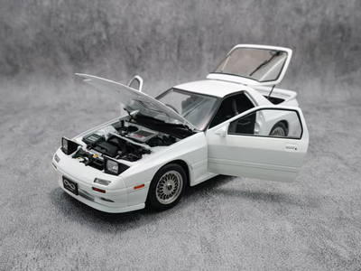 WELART轮艺 1:18 马自达 RX7 FC3S 无限版 白色合金仿真汽车模型