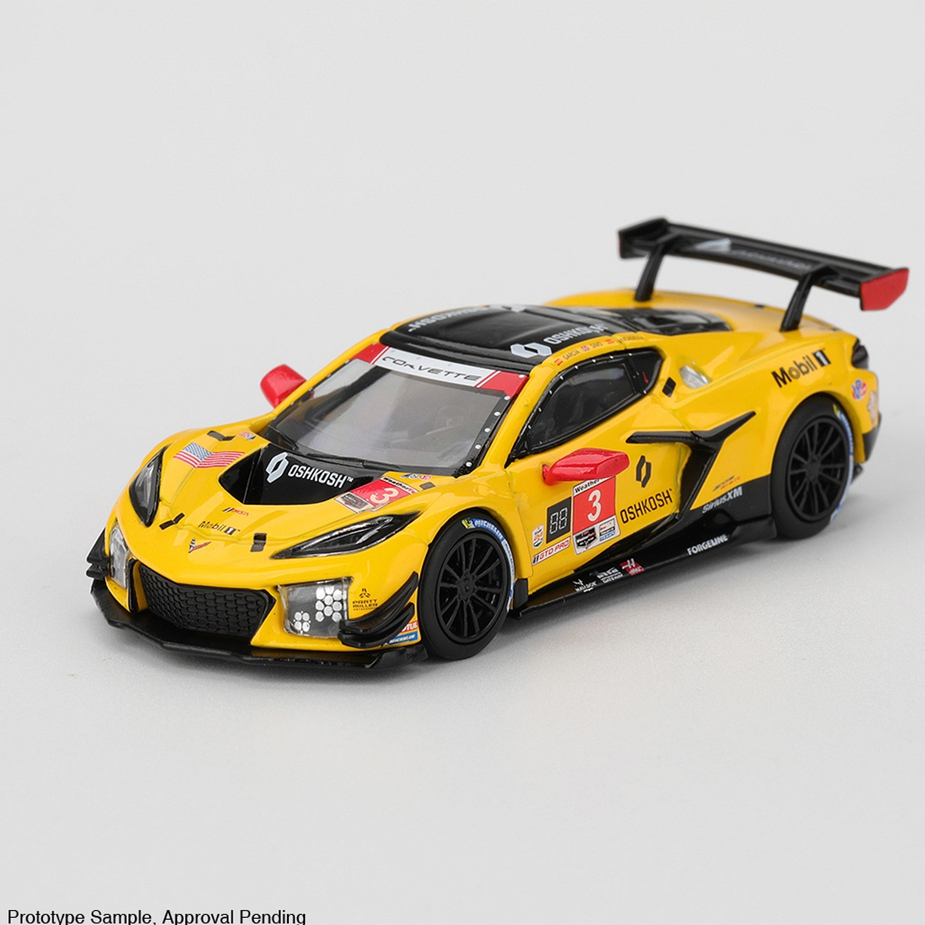 [程逸预售]MINIGT1:64 雪佛兰Corvette Z06 GT3.R #3合金车模1168