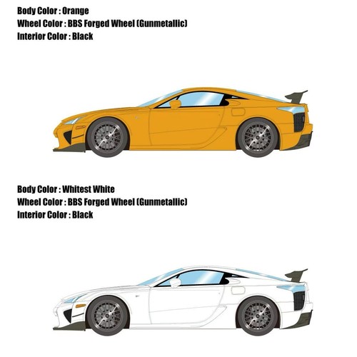 预售MU MAKE UP 1:43 雷克萨斯 LFA 纽博格林 Package 2012 车模