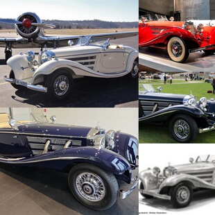 新品定 CMC 1:18 奔驰 Benz 500K Spezial Roadster 合金汽车模型