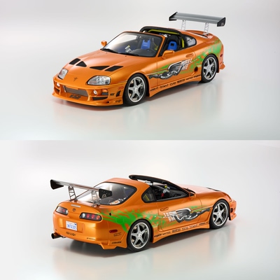 [程逸预售]京商 1:12 丰田 苏博拉 Supra 速度与激情 树脂模型