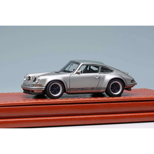 Make up 1:64 保时捷 Singer 911 964 Coupe 银色 树脂车模