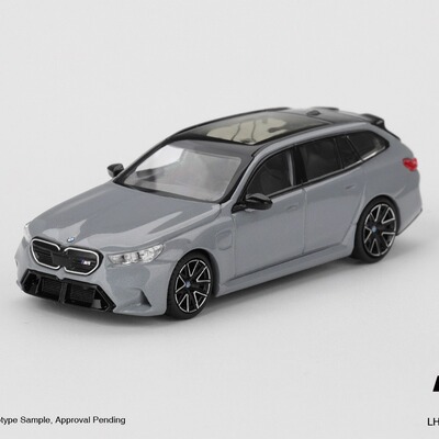 [程逸预售] MINIGT 1:64 宝马M5 G99 旅行 金属灰 合金车模1096