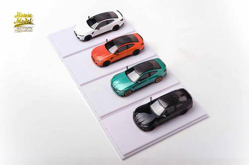 新品预售 Howie 1:64 宝马 M4 G82 M5 F90 合金汽车模型