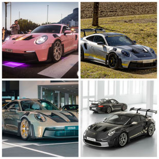 [程逸预售]Stance Hunters SH1:64保时捷 911 992 GT3 RS合金车模