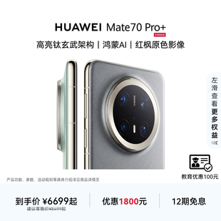 Pro 鸿蒙AI高亮钛玄武架构红枫原色影像华为官方旗舰店华为手机 Mate HUAWEI