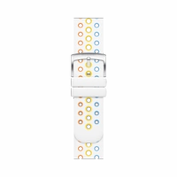 Vitality Three -Tring Ringfluoro Rubber пустой белый ремень