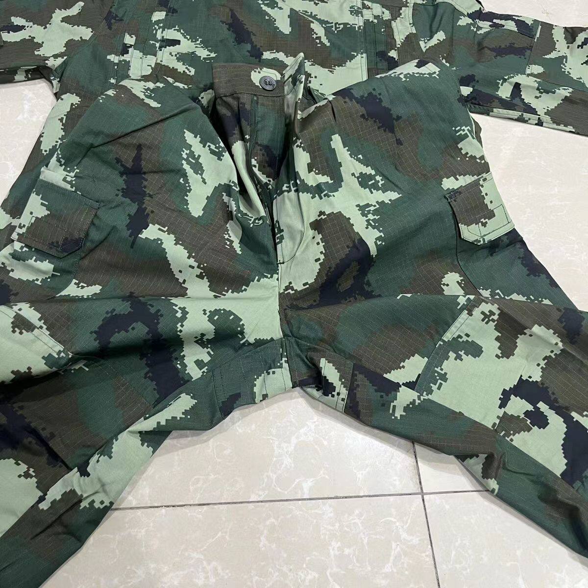 俄罗斯 正品网格夏工作服套装膝盖加厚结实耐穿 丛林探险户外保真