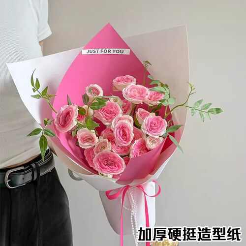 157克马卡龙硬卡纸花束包装纸