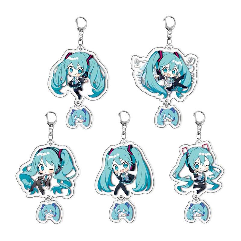 初音未来miku谷子钥匙扣周边夹层亚克力二次元挂件动漫同人挂饰图片