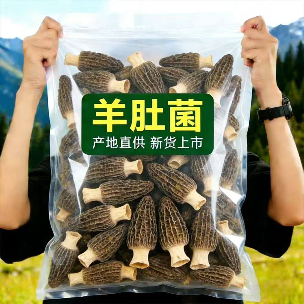 26年新货羊肚菌非特级野生云南头茬菌菇干货煲汤料包食材儿童营养