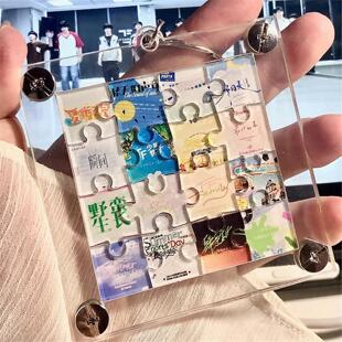 高颜值创意tf四代周边亚克力拼图摆件挂件礼物明星周边可来图定制