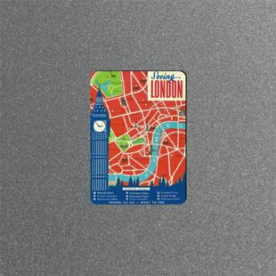英国伦敦冰箱贴建筑城市地标景观景点纪念品礼物vintage复古装饰