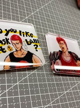 亚克力冰箱贴磁吸灌篮高手