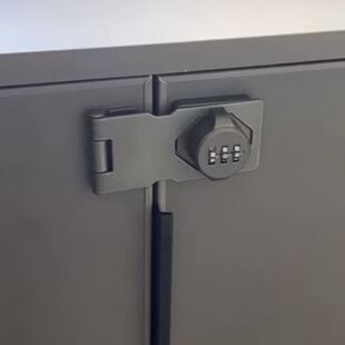 卫生间大门栓家用木门抽屉锁小型橱柜密码锁档案储物柜锁简易卡扣