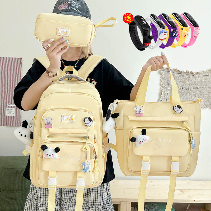 书包女生小学生3-6六年级背包轻便大容量大学生初中生高中双肩包,箱包皮具/热销女包/男包,双肩背包,淘宝优惠券,粉丝福利购,淘宝优惠卷