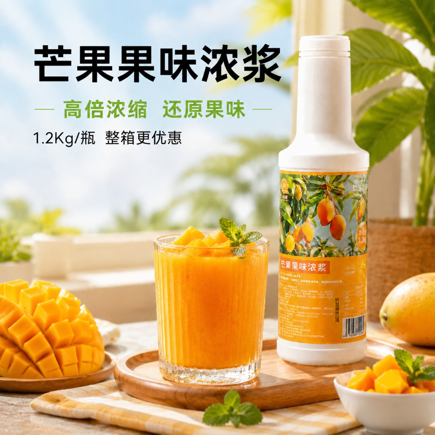 杨枝甘露专用1.2kg芒果果浆