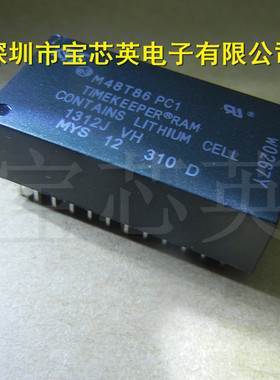 M48T86PC1 实时时钟 电池模块 集成IC芯片 直插 DIP-24 一站配单