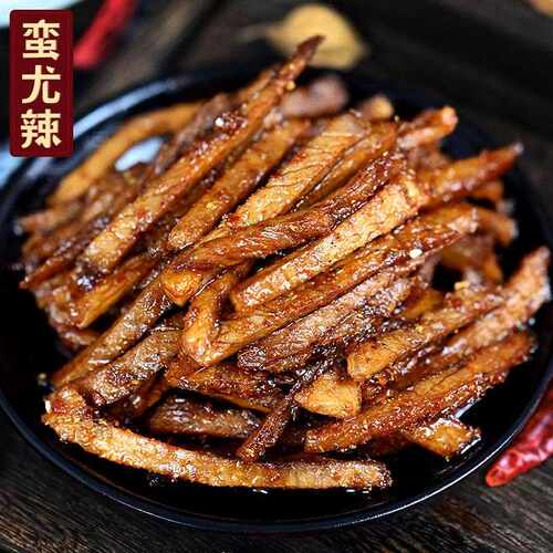新疆包邮手工现做 湖南娄底麻辣熟食牛肉条小吃 即食下酒菜零食