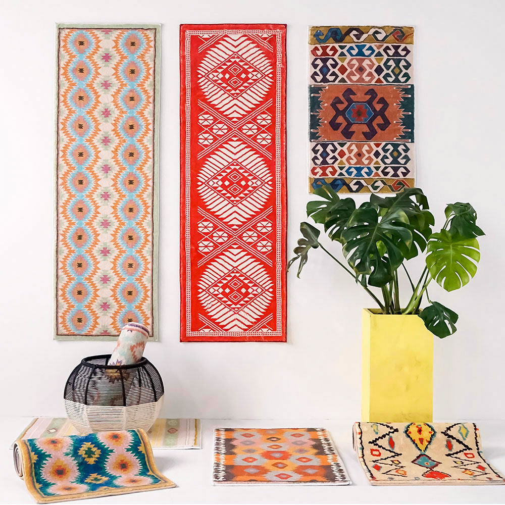 北欧摩洛哥吸水防滑地垫洗手间门口床边飘窗浴室厨房脚垫可机洗