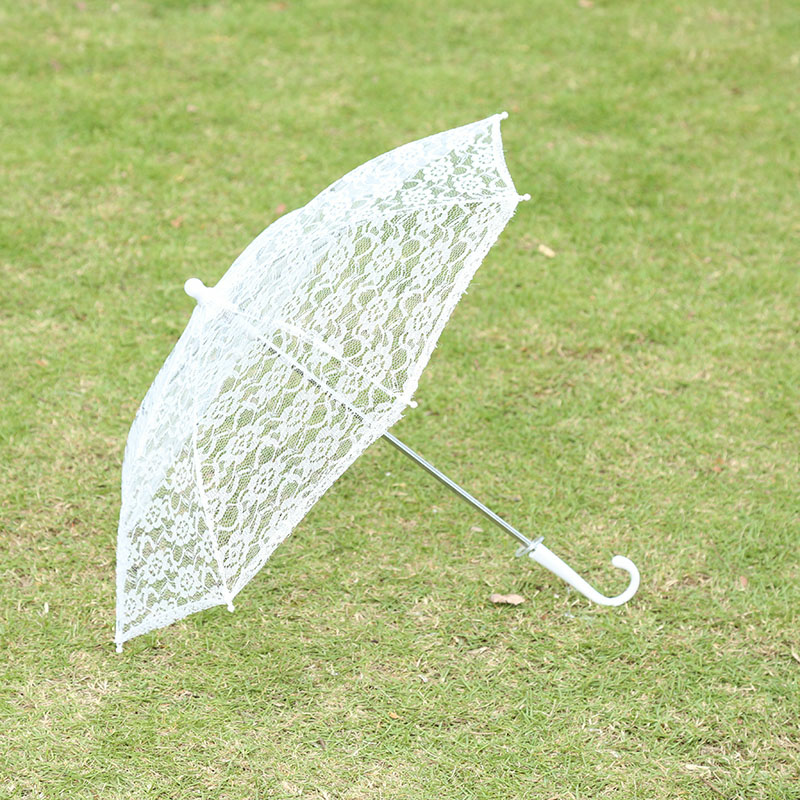 特价精美透明雨伞蕾丝伞儿童伞长柄伞透明伞婚纱摄影道具舞蹈伞