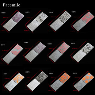 DIY9件翻糖蛋糕装饰模具风车花五角星爱心树藤蝴蝶树皮等压花模板