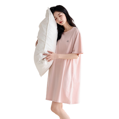 猫人莫代尔夏季甜美带胸垫睡裙