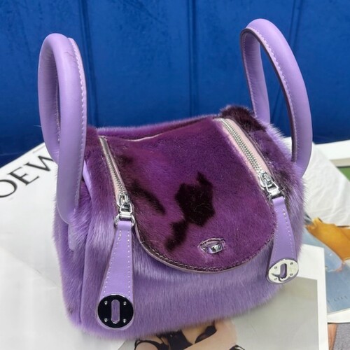 水貂毛欧洲站进口女包琳迪包