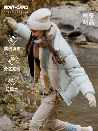 诺诗兰女式冬季鹅绒羽绒服