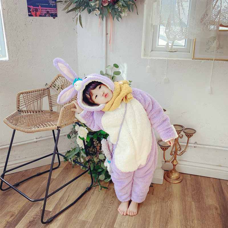 万圣节儿童服装女童星黛露cosplay小兔子衣服女宝宝动物装扮服饰