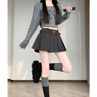 【赠送运费险】美拉德咖色半身裙