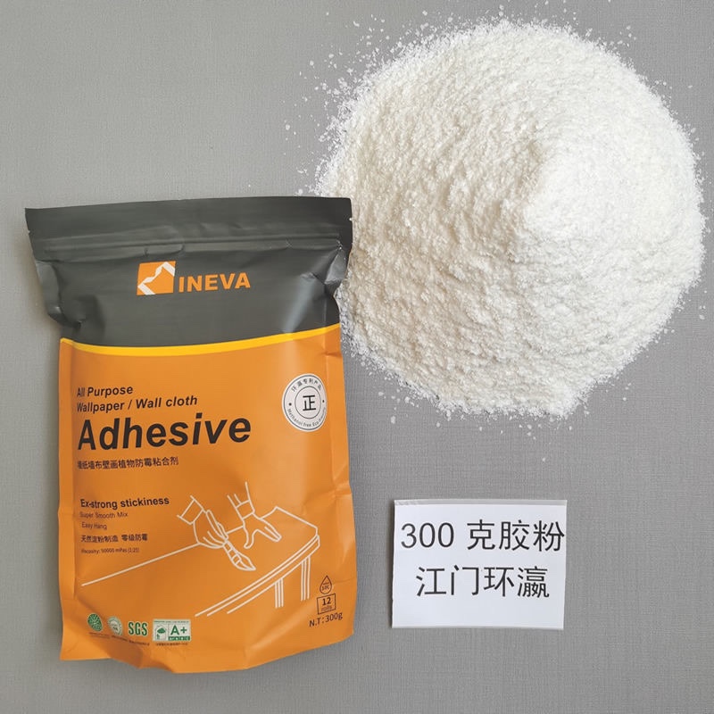 环保糯米胶粉300g高粘度专用贴墙布壁画墙纸强力胶正品专利胶粉