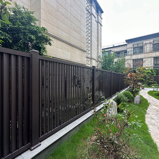 【非礼勿视】一楼庭院必备防窥栅栏 正面隐私 侧面透气铝合金围栏