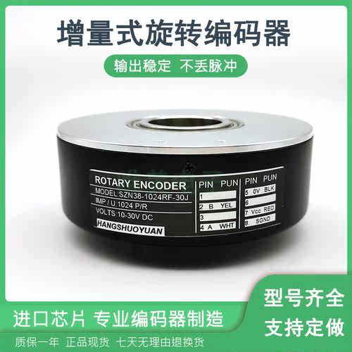 SZN38-1024RF-30J增量式空心轴光电旋转编码器质保一年