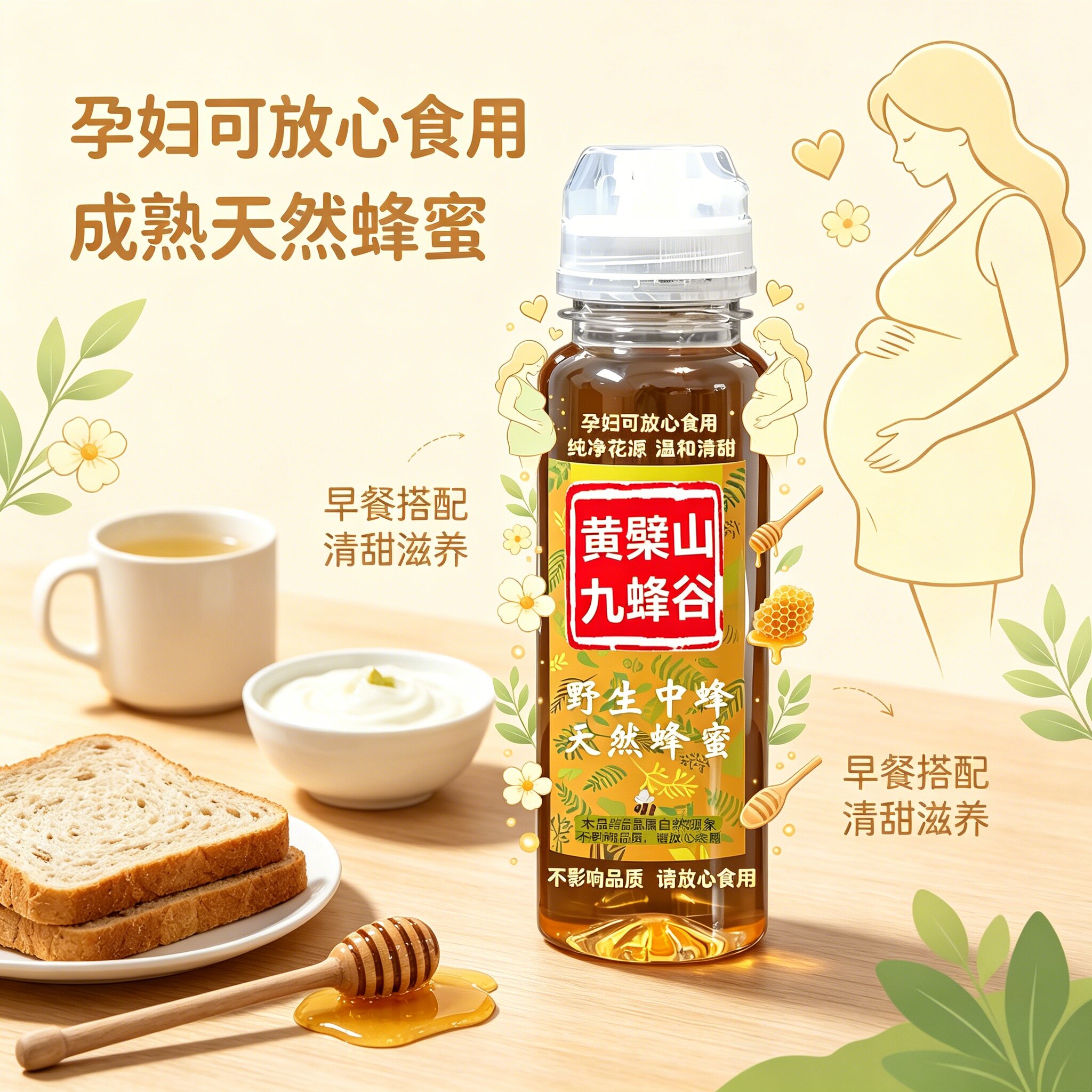 产妇专用纯正天然蜂蜜独立包装便携条蜜农家自产无添加中蜂百花蜜