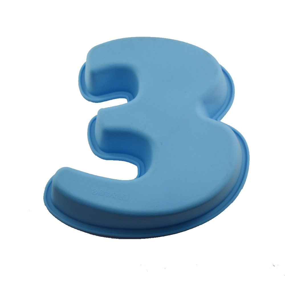 烤箱数字生日蛋糕硅胶模具