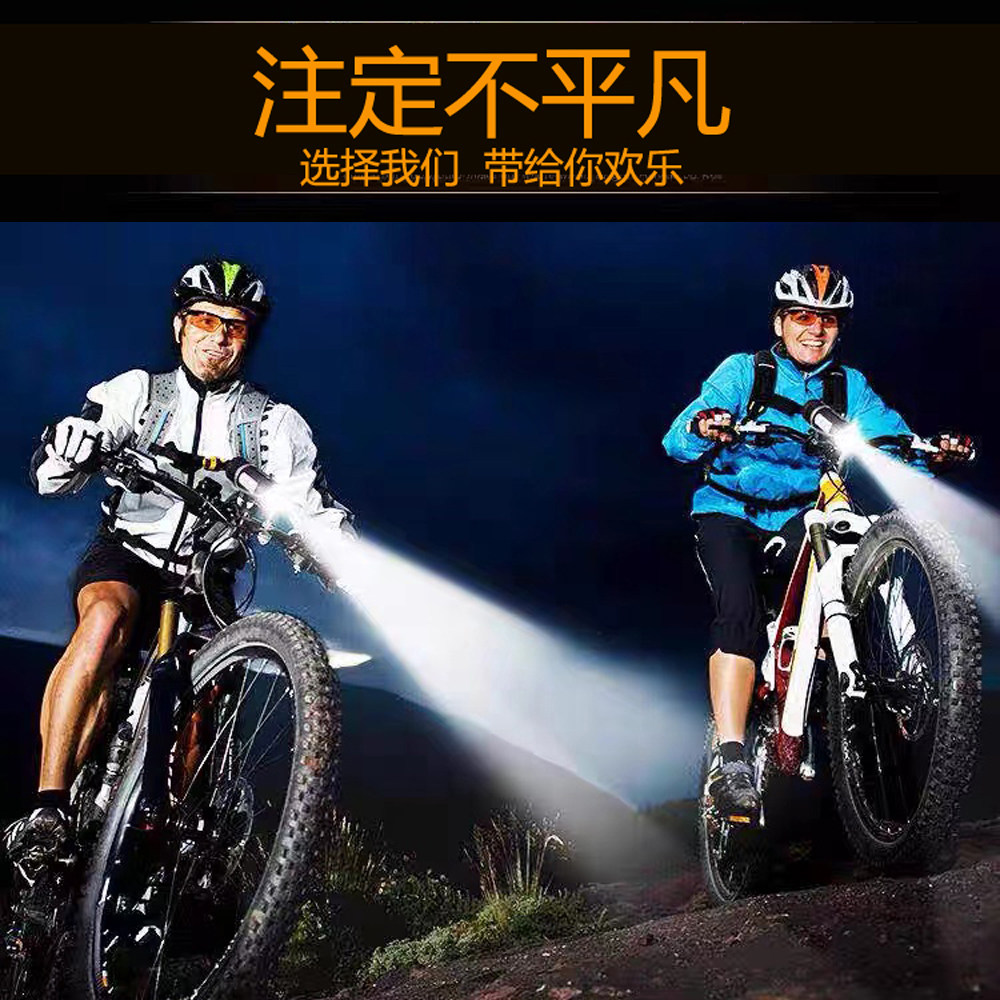 老鱼头k7便携式手电筒音响骑行蓝牙音箱自行车低音炮充电宝收音机