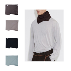 SoleMass Scarf 金属扣立领多穿法围巾 保暖四色围脖冬男女