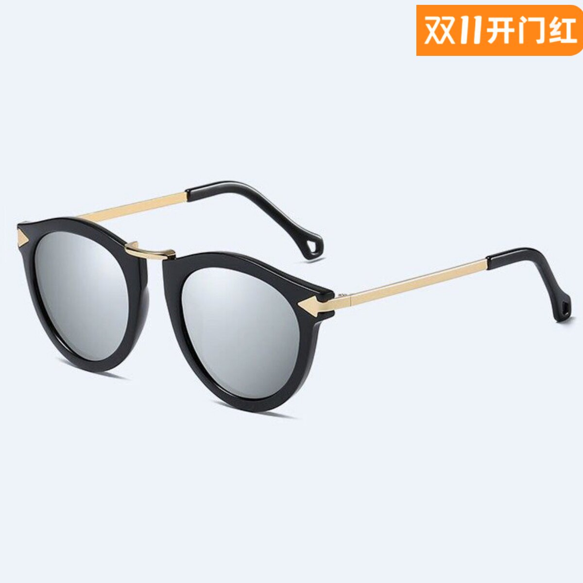 配近视太阳镜圆脸时尚韩版潮
