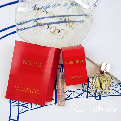 Valentino华伦天奴Voce Viva心声女士香水小样原装试管1.2ml持久
