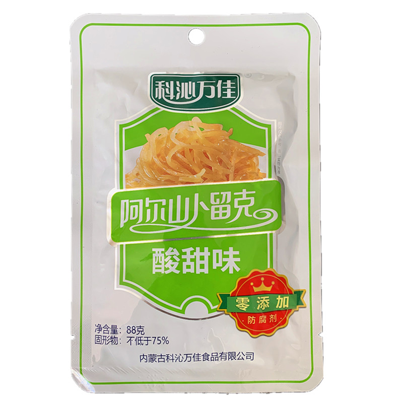 科沁万佳卜留克10袋包邮阿尔山北欧根菜东北内蒙古咸菜酸甜88克