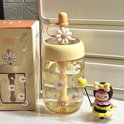 高颜值学生吸管杯facePPSU咖啡杯