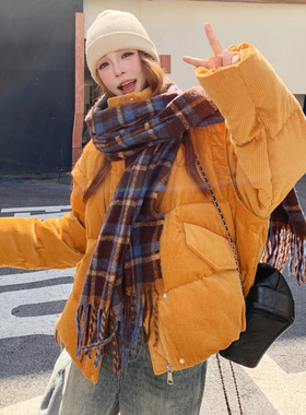 Mistletoe90绒新款灯芯绒加厚羽绒服２C298 w418 P335 K468