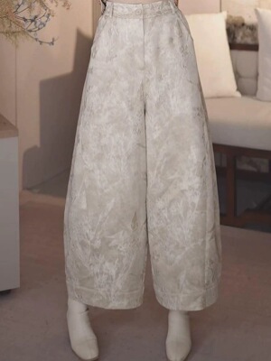 冬季宽松舒适百搭厚款九分裤