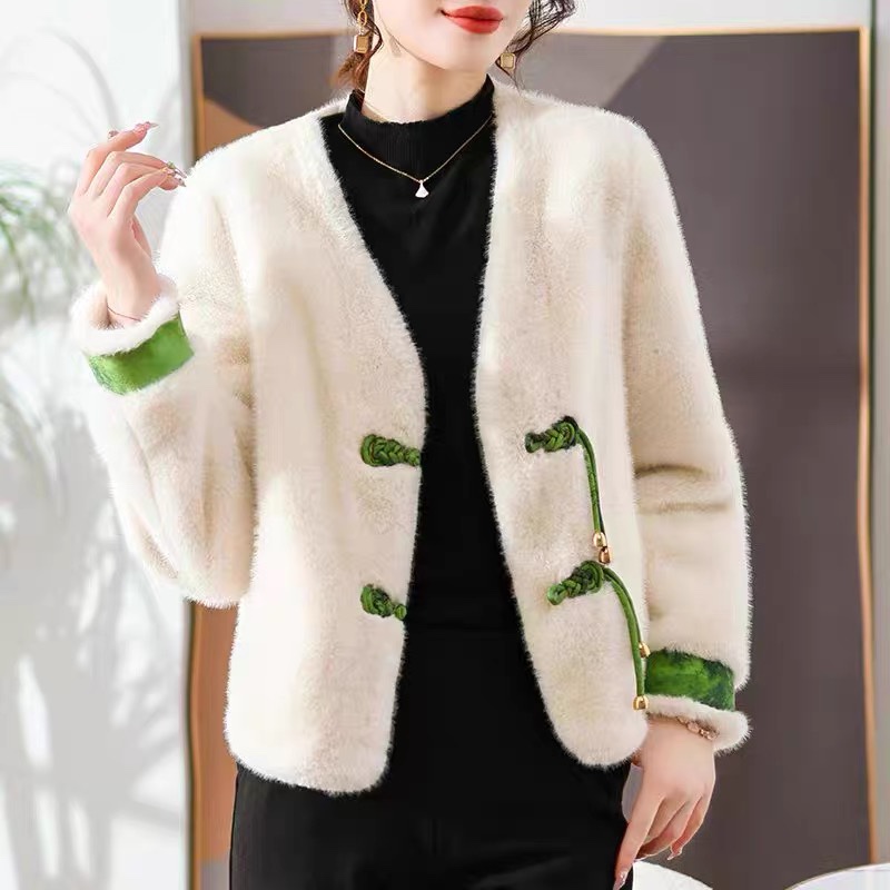 皮草短款外套名媛高级感上衣女