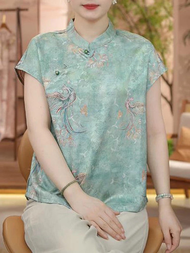 R防晒透气款短袖汉服女士上衣