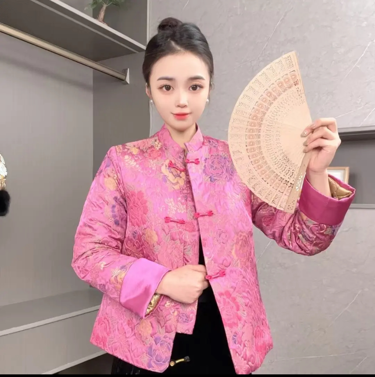 宽松I夹棉加厚保暖重工上衣