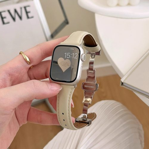 小羊皮适用iwatch S10表带applewatchs9表链华为fit3小米手环9pro