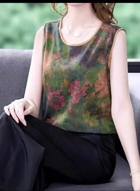 真丝打底衫夏背心醋酸薄款背心